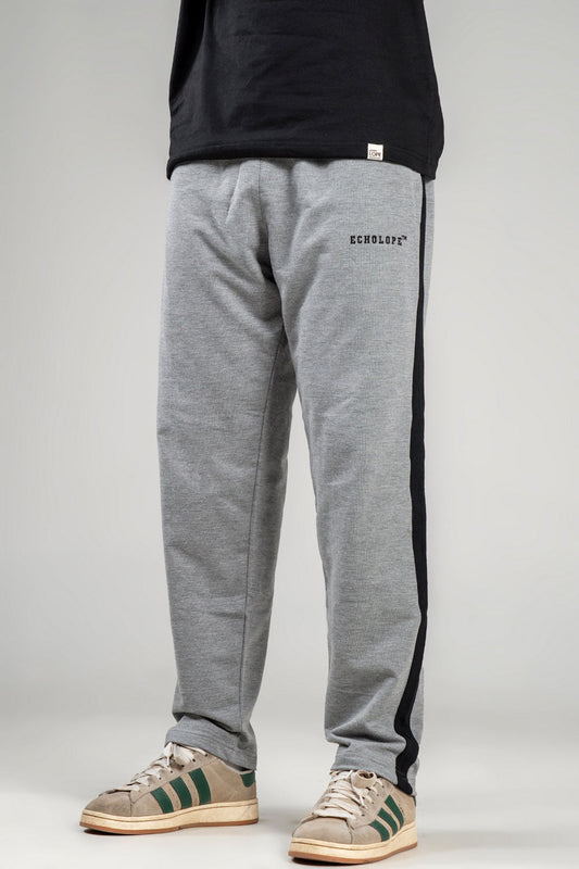 Echolope Men's Melange Grey Joggers – Comfortable Cotton Jogger Pants for Gym & Casual Wear - Echolope