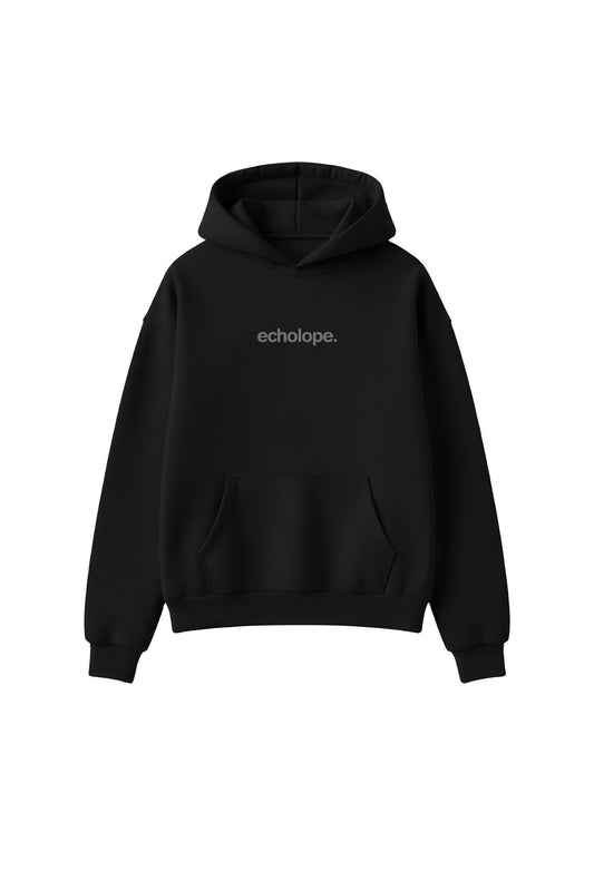 Oversize Printed Hoodie Premium Fleece Kangaroo Pocket - Echolope