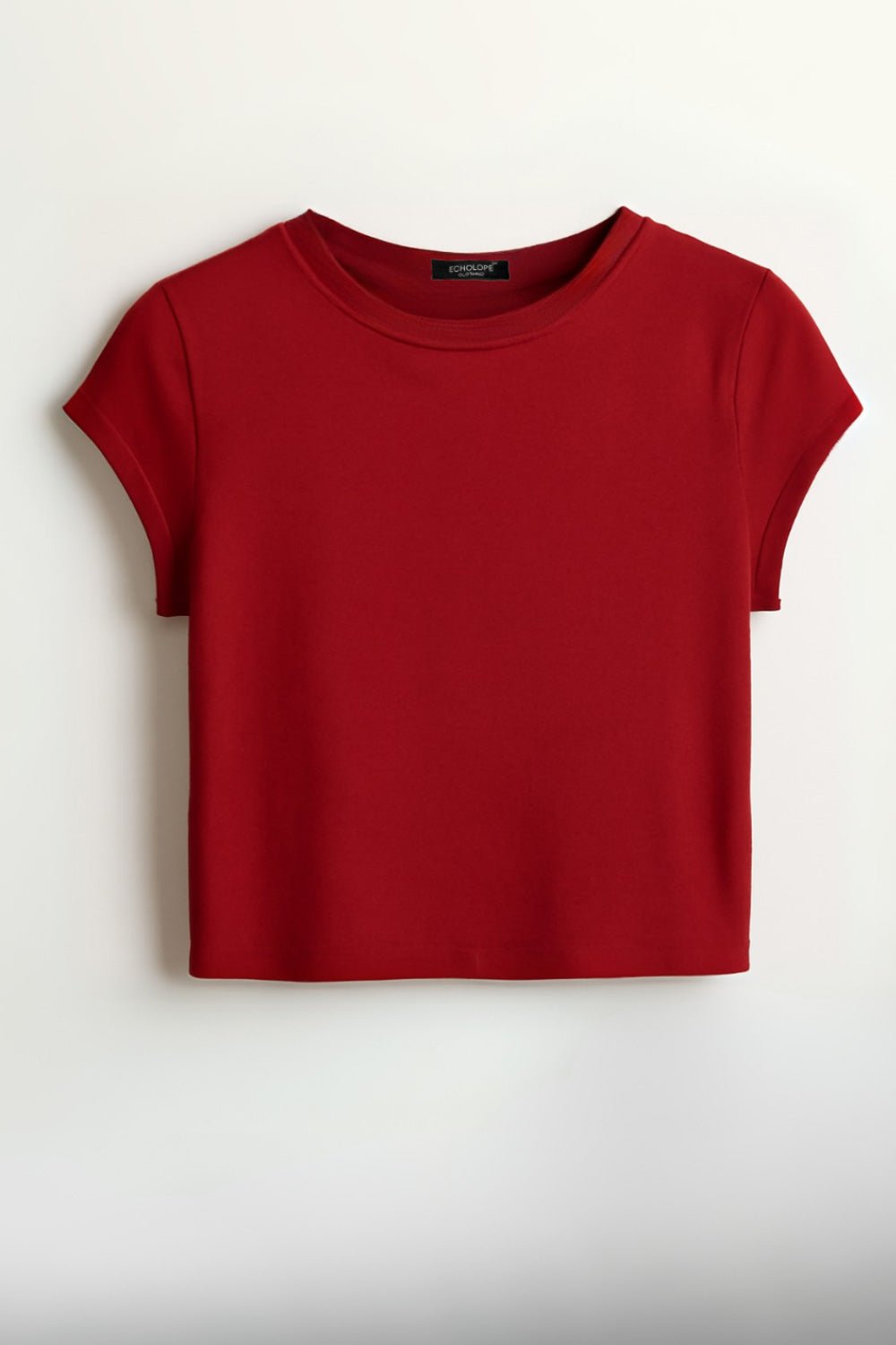 Trendy Solid Red Crop Top for Women | Baby Tees - Echolope