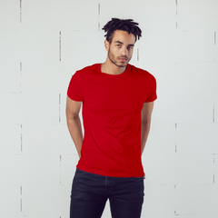 Red Men's Basics Tshirt