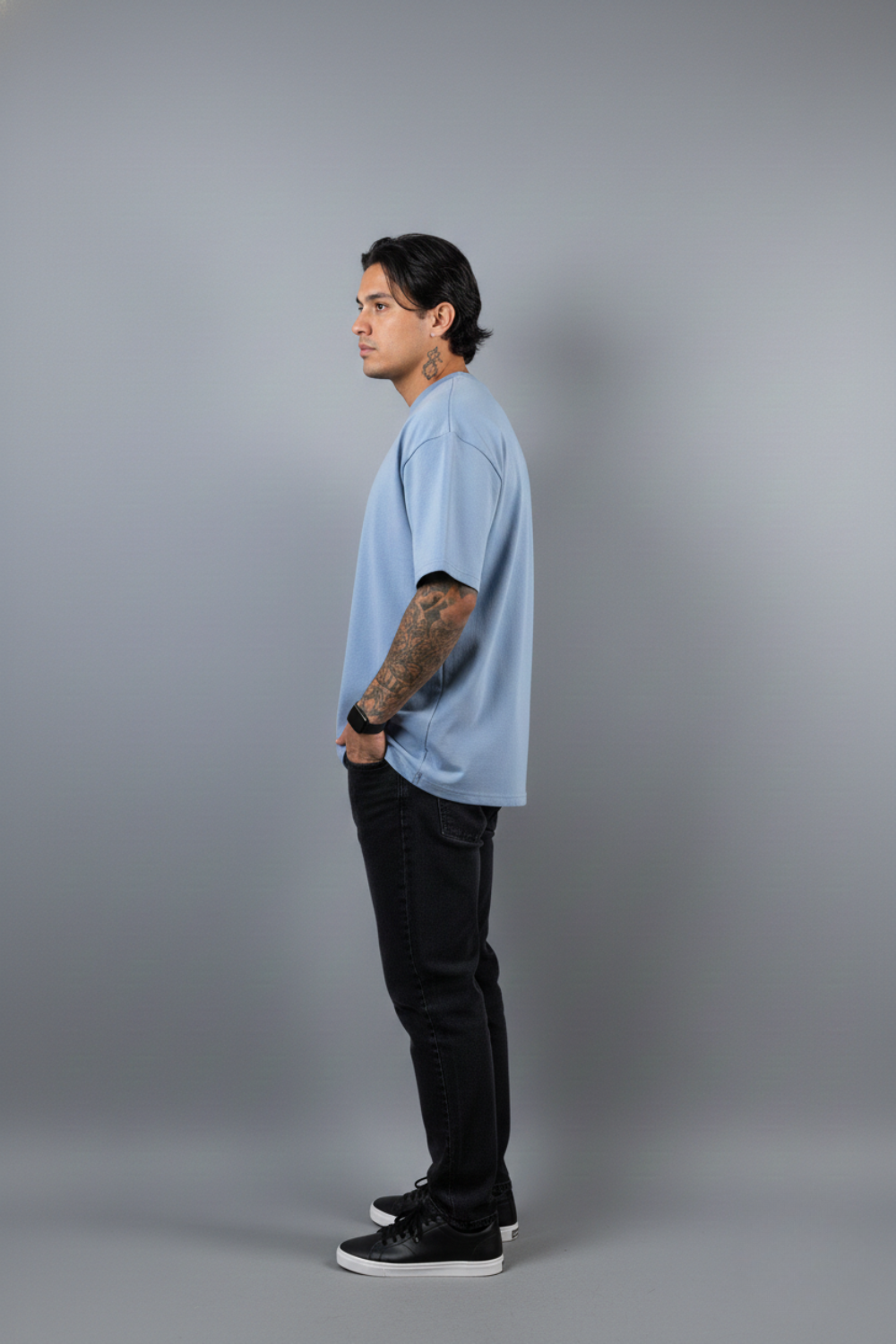 Ocean Blue Oversized T-Shirt