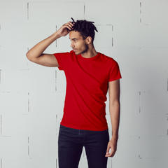 Red Men's Basics Tshirt