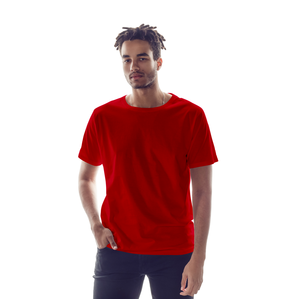 Red Men's Basics Tshirt