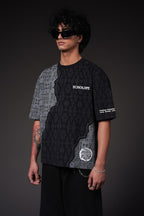 Split Terrain Streetwear Oversized T-Shirt