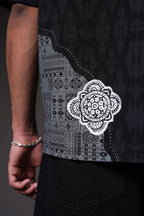 Split Terrain Streetwear Oversized T-Shirt