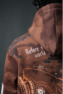 Before World Oversized Printed Hoodie