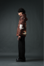 Before World Oversized Printed Hoodie