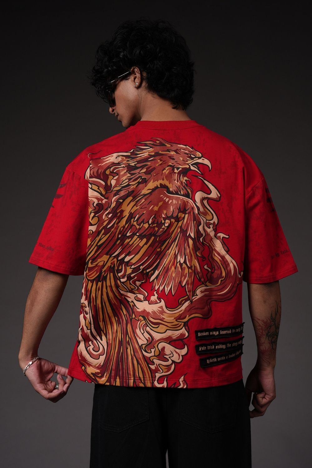 Ash Reborn Streetwear Oversized T-Shirt - Echolope