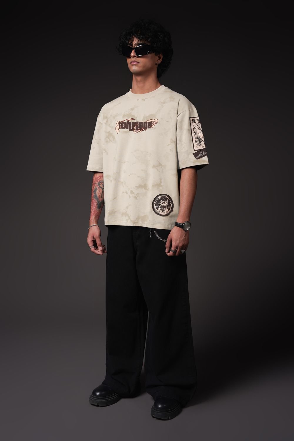Ashen Streetwear Oversized T-Shirt - Echolope