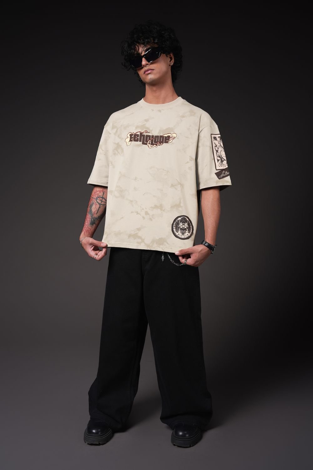 Ashen Streetwear Oversized T-Shirt - Echolope