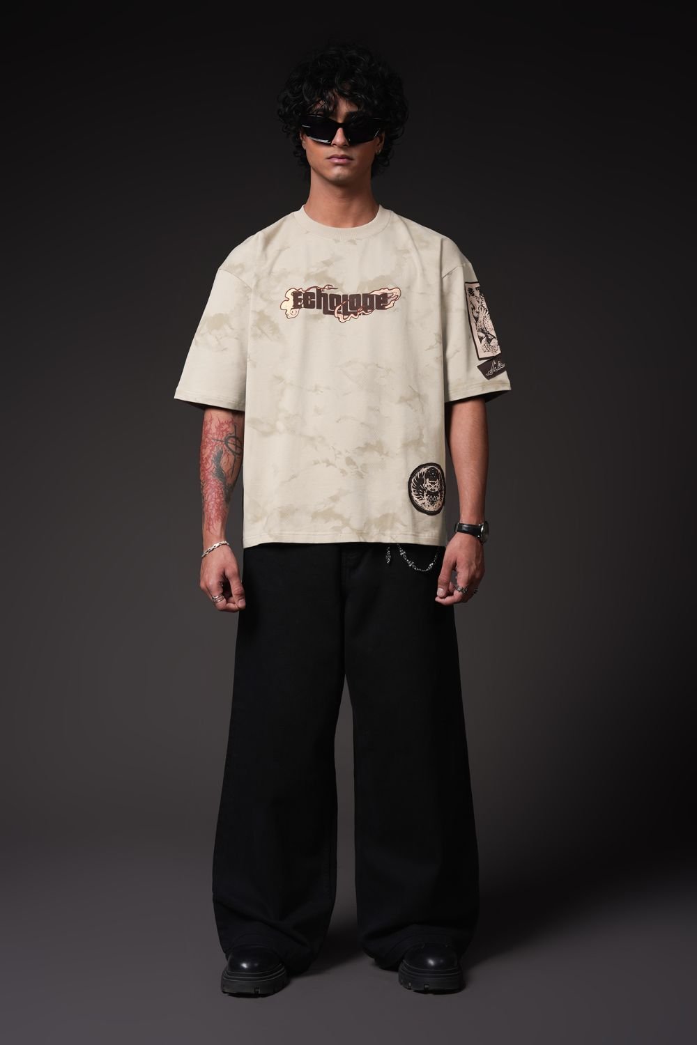 Ashen Streetwear Oversized T-Shirt - Echolope