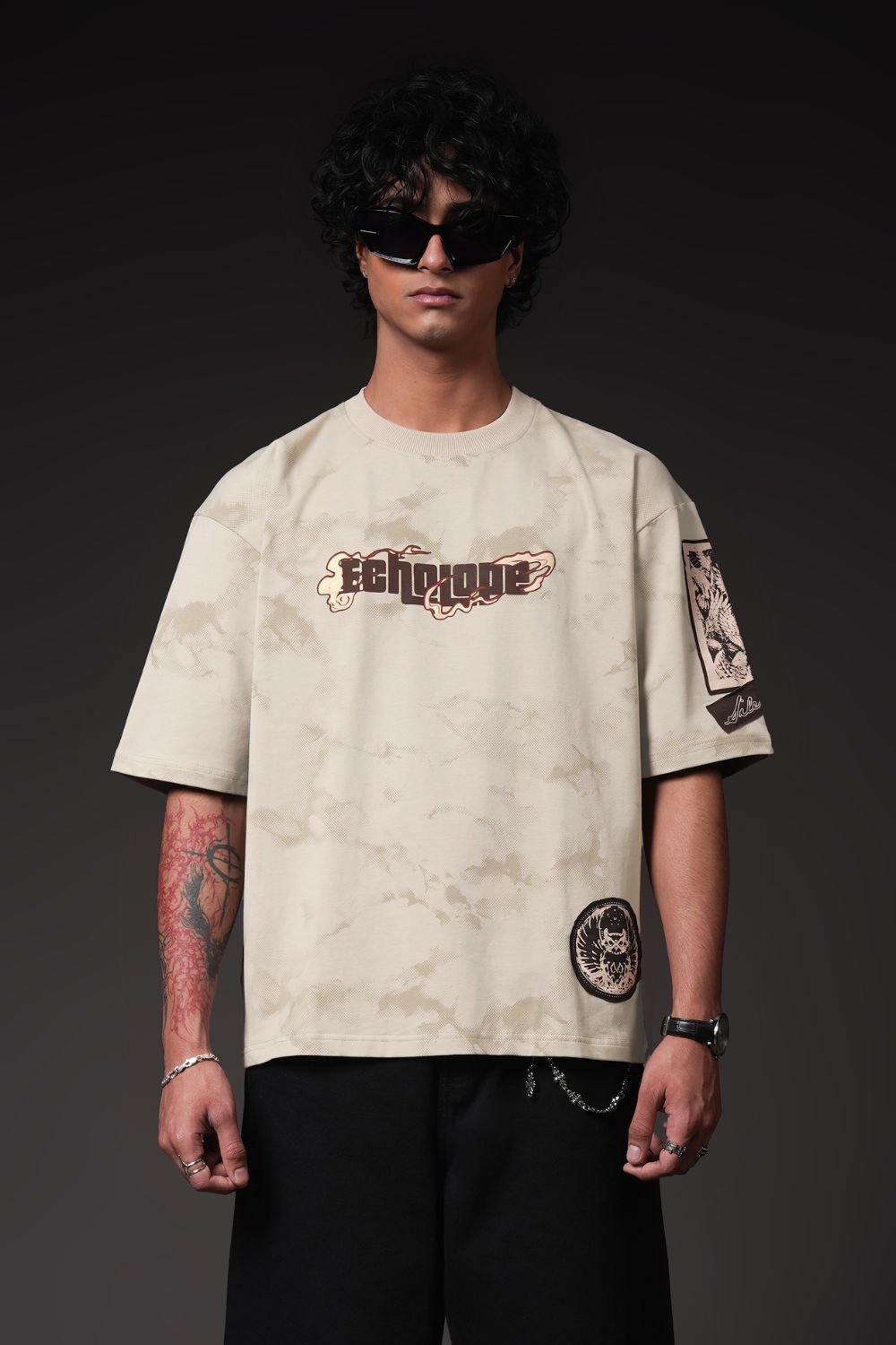 Ashen Streetwear Oversized T-Shirt - Echolope