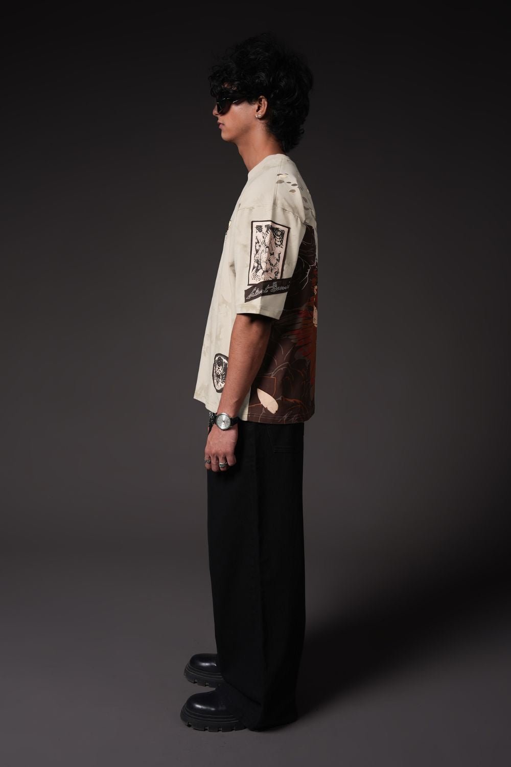 Ashen Streetwear Oversized T-Shirt - Echolope