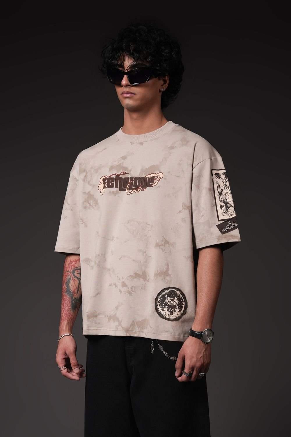 Ashen Streetwear Oversized T-Shirt - Echolope
