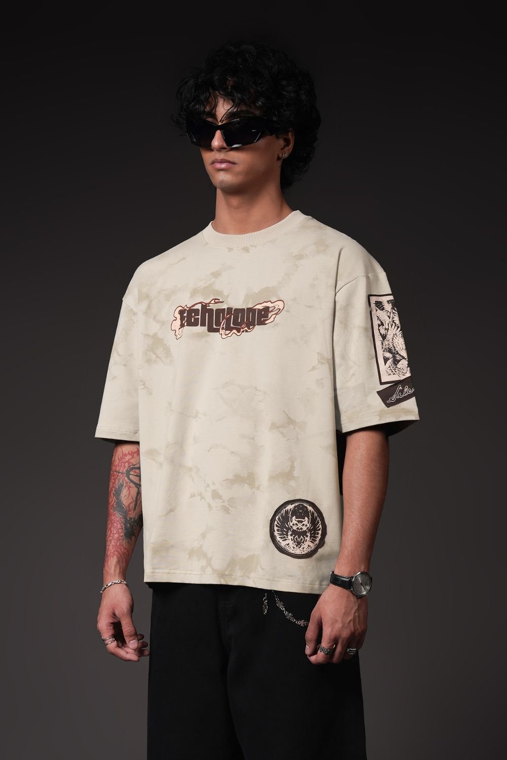 Ashen Streetwear Oversized T-Shirt - Echolope