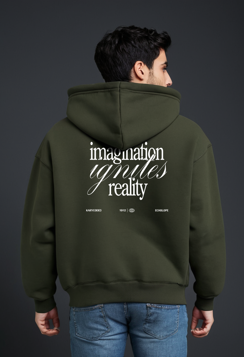 buy printed imagination print hoodie for men