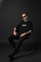 Don’t Panic" Oversized Graphic T-Shirt - Echolope