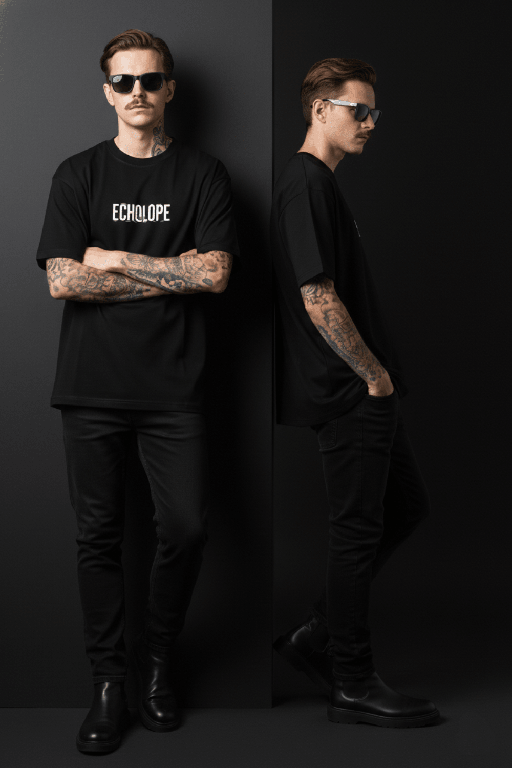 Don’t Panic" Oversized Graphic T-Shirt - Echolope