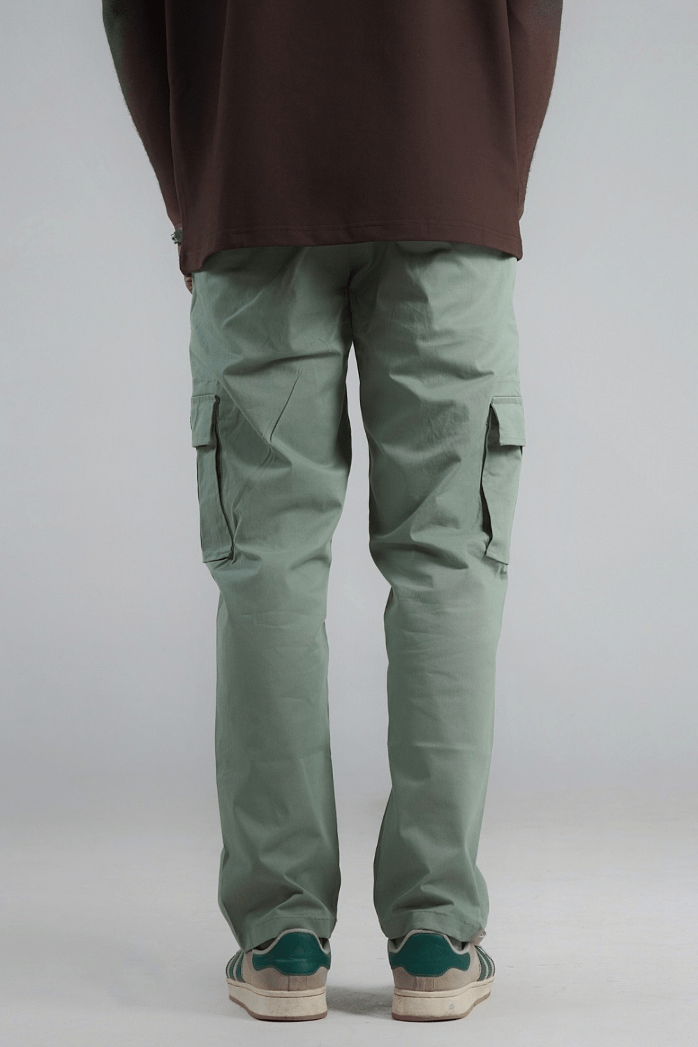 ECHOLOPE Men Cargo | Teal (Ocean Green) Cotton Cargo Pants | Stylish & Durable Cargos - Echolope