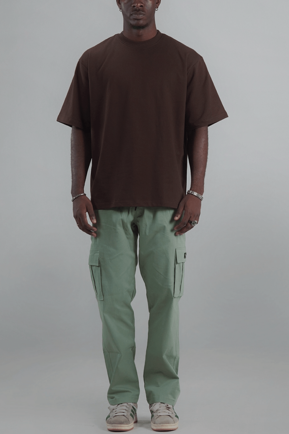 ECHOLOPE Men Cargo | Teal (Ocean Green) Cotton Cargo Pants | Stylish & Durable Cargos - Echolope
