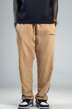 Echolope Men's Beige Joggers – Comfortable Cotton Jogger Pants for Gym & Casual Wear - Echolope