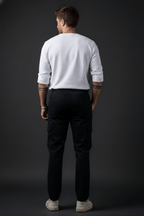 ECHOLOPE Men’s Black Cargo Pants | Stylish and Durable Cotton Cargos - Echolope