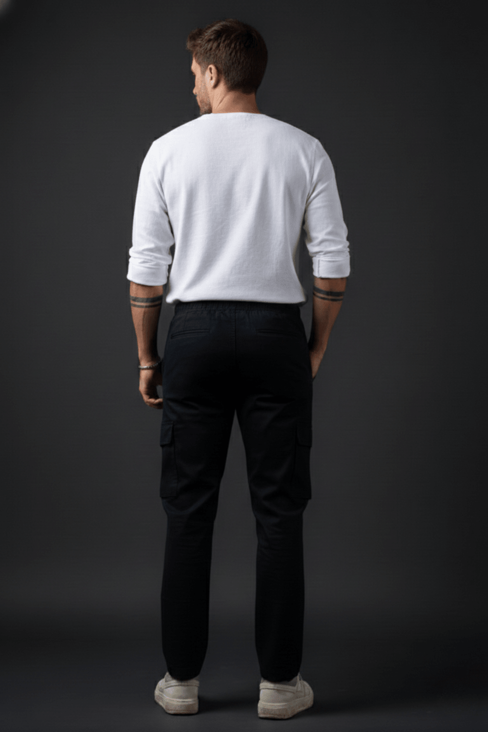 ECHOLOPE Men’s Black Cargo Pants | Stylish and Durable Cotton Cargos - Echolope