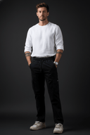 ECHOLOPE Men’s Black Cargo Pants | Stylish and Durable Cotton Cargos - Echolope