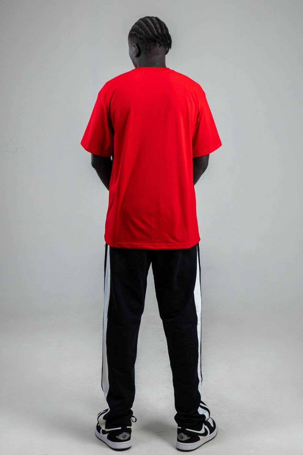 Men's Black Cotton Jogger Pants Secondary image