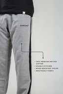 Echolope Men's Melange Grey Joggers – Comfortable Cotton Jogger Pants for Gym & Casual Wear - Echolope