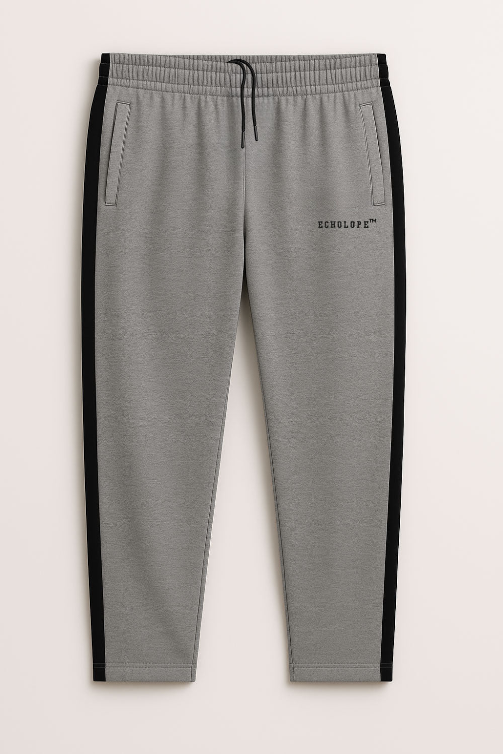 Echolope Men's Melange Grey Joggers – Comfortable Cotton Jogger Pants for Gym & Casual Wear - Echolope