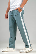 Echolope Men's Teal Joggers – Comfortable Cotton Jogger Pants for Gym & Casual Wear - Echolope