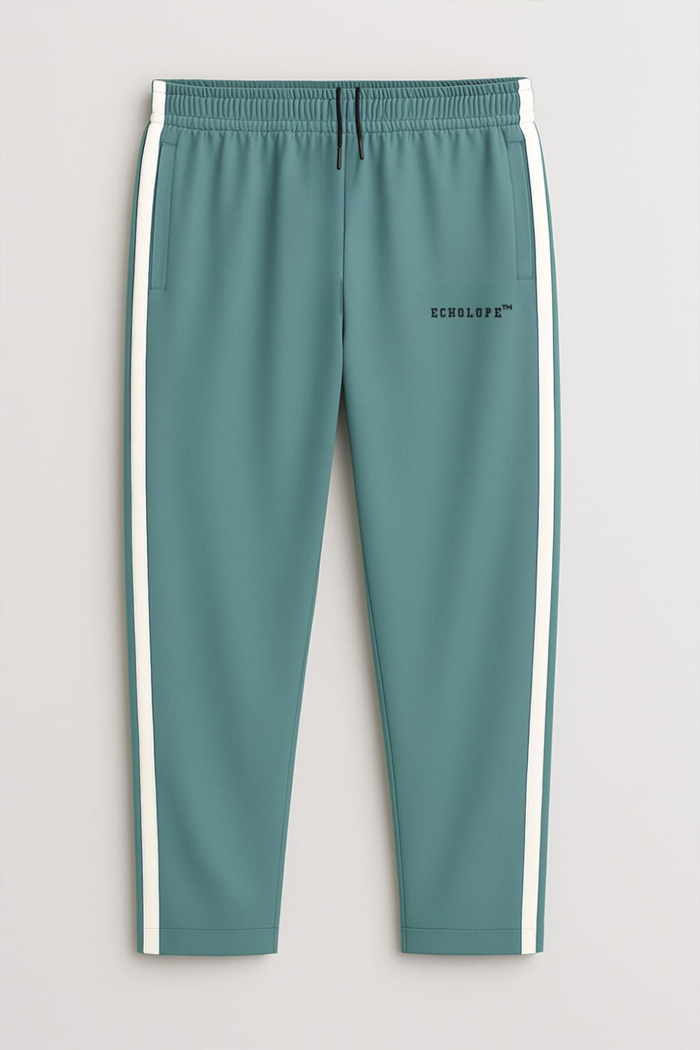Echolope Men's Teal Joggers – Comfortable Cotton Jogger Pants for Gym & Casual Wear - Echolope