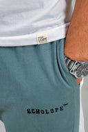 Echolope Men's Teal Joggers – Comfortable Cotton Jogger Pants for Gym & Casual Wear - Echolope