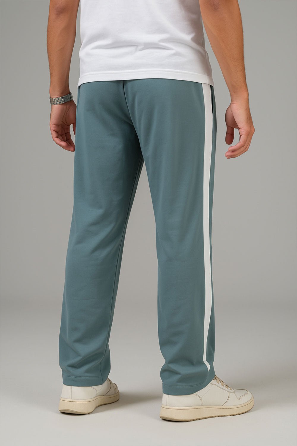 Echolope Men's Teal Joggers – Comfortable Cotton Jogger Pants for Gym & Casual Wear - Echolope