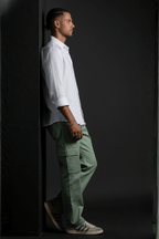 ECHOLOPE Men’s Teal (Ocean Green) Cargo Pants | Stylish and Durable Cotton Cargos - Echolope