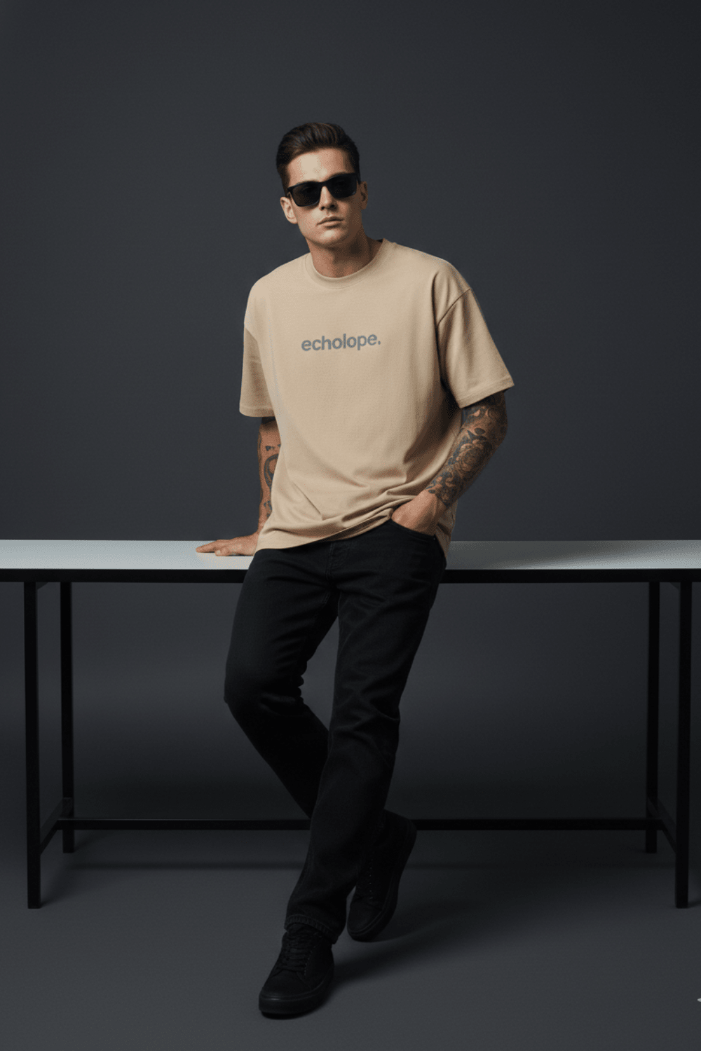 Echolope. Oversized T-Shirt For Men - Echolope