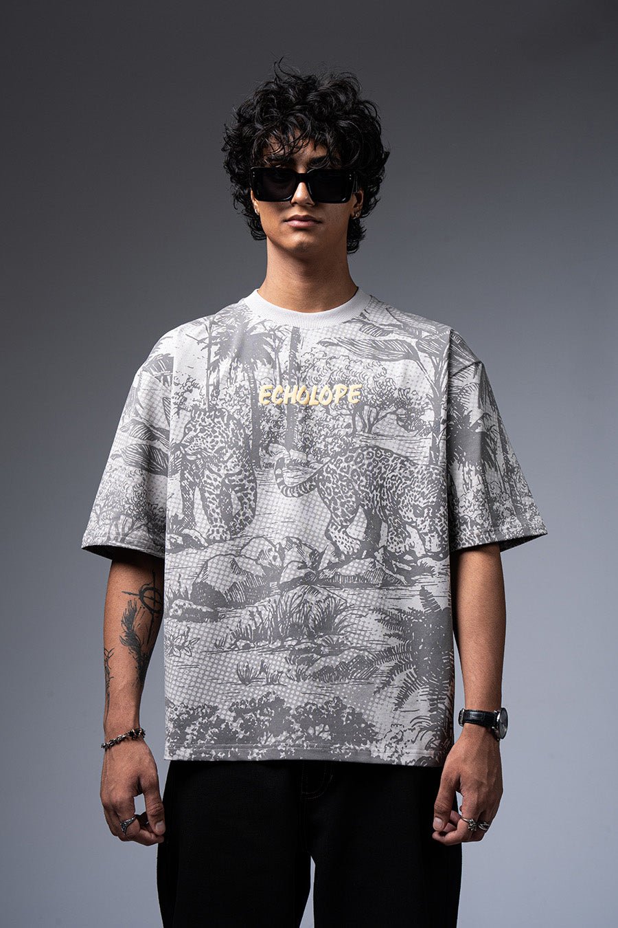 Existance Oversized Graphic T-Shirt - Echolope