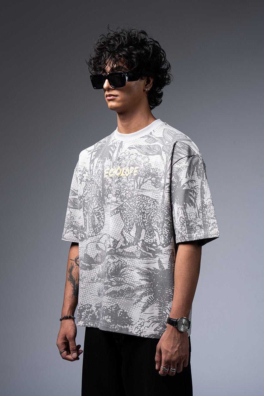 Existance Oversized Graphic T-Shirt - Echolope