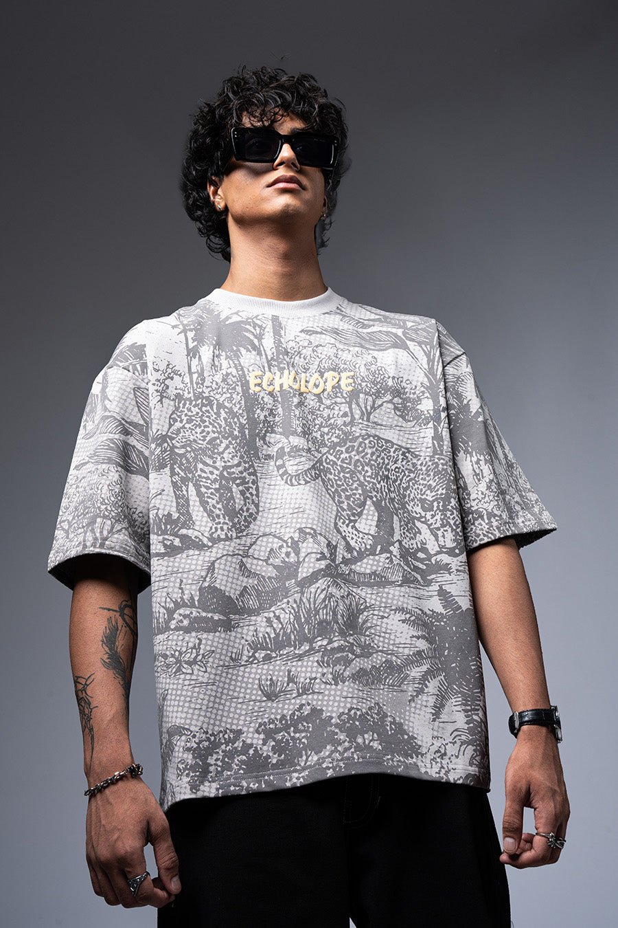 Existance Oversized Graphic T-Shirt - Echolope