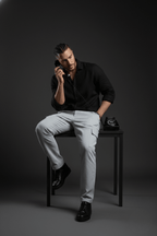 Grey Cargo For Men's | Cotton Cargo Pants | Comfortable & Durable Cargos - Echolope