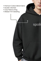 Karrycoded | Premium Fleece Oversize Hoodie For Men Spoiled Graphic - Echolope