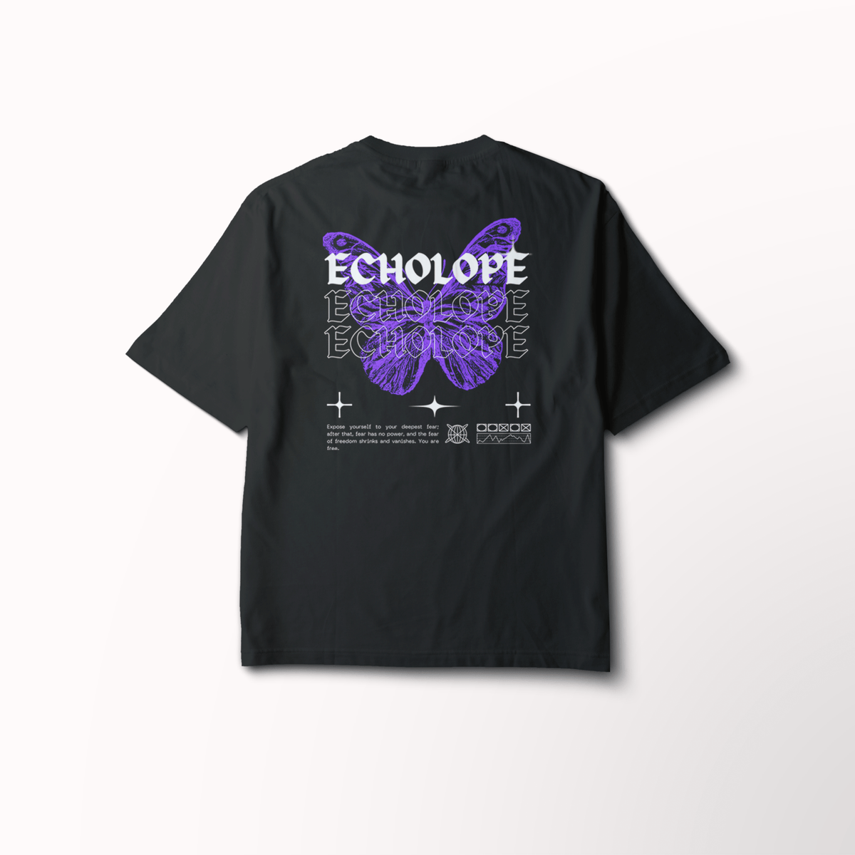 Men's Butterfly echolope Stylish Oversize T-shirt - Echolope