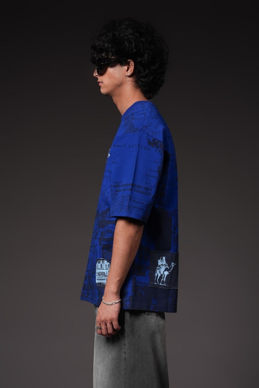 Midnight Streetwear Oversized T-Shirt - Echolope