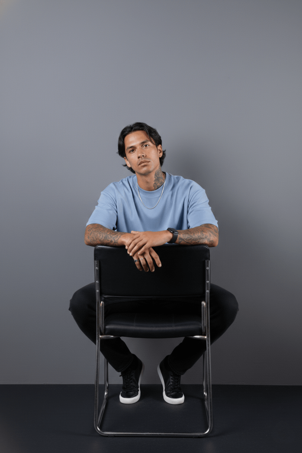Ocean Blue Oversized T-Shirt - Echolope