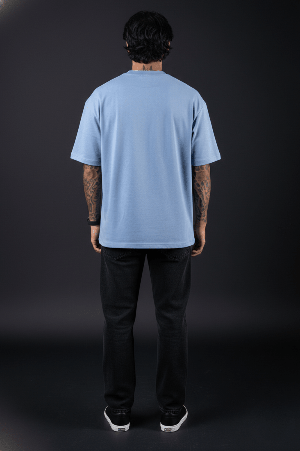 Ocean Blue Oversized T-Shirt - Echolope