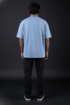 Ocean Blue Oversized T-Shirt - Echolope