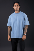 Ocean Blue Oversized T-Shirt - Echolope