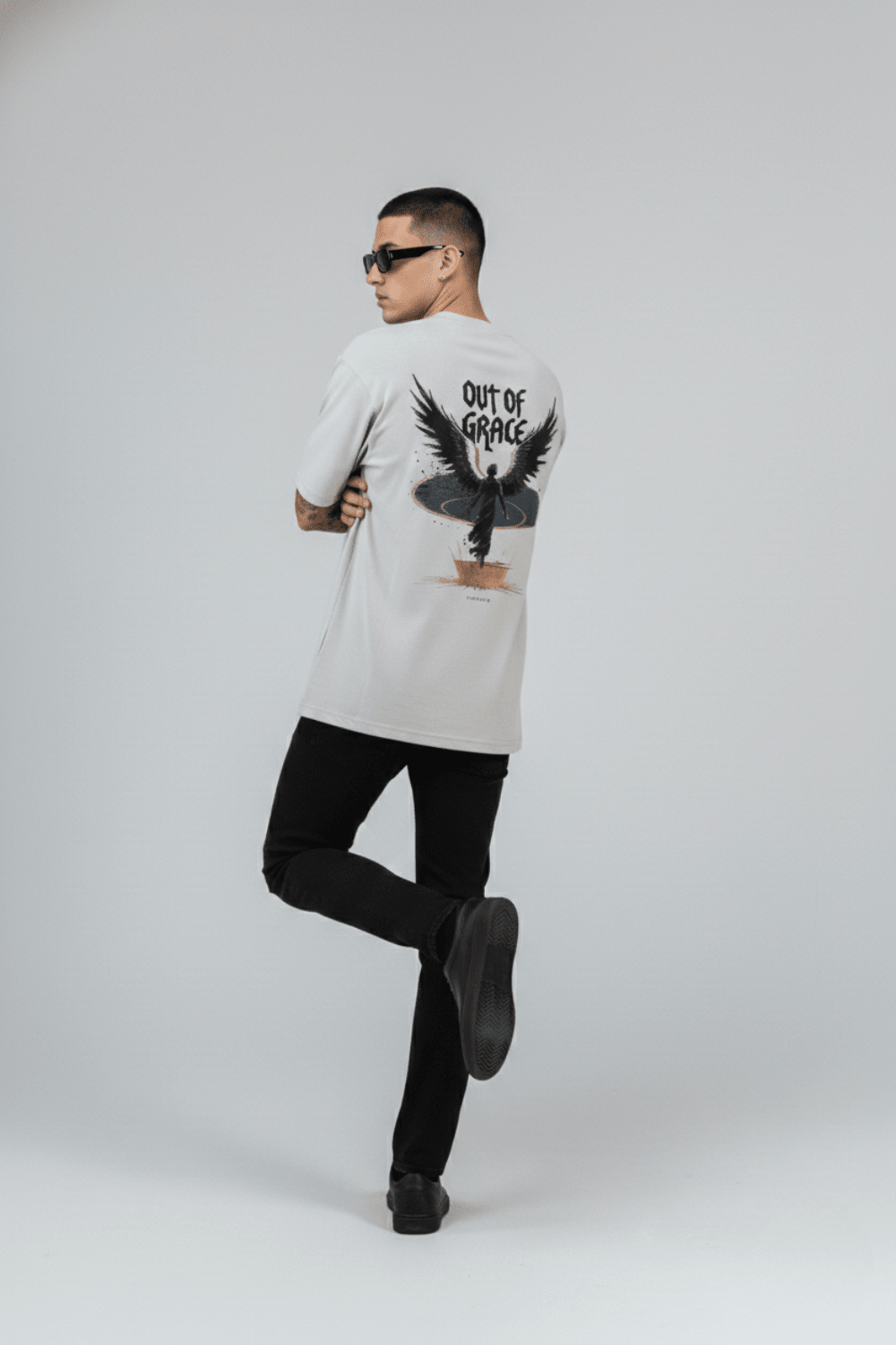 “Out of Grace” Fallen Angel T‑Shirt - Echolope