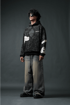 Oversize Dark Celestial Oversized Hoodie - Echolope